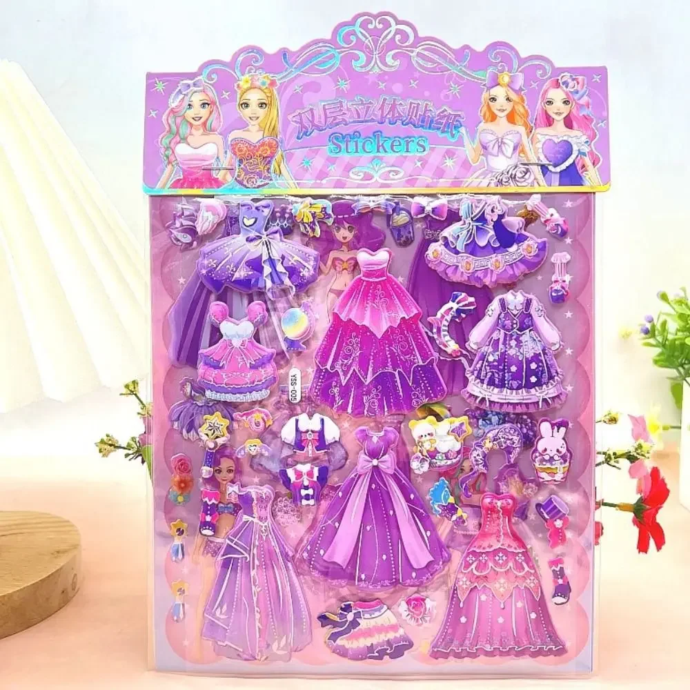 

Кавайные 3D наклейки принцессы