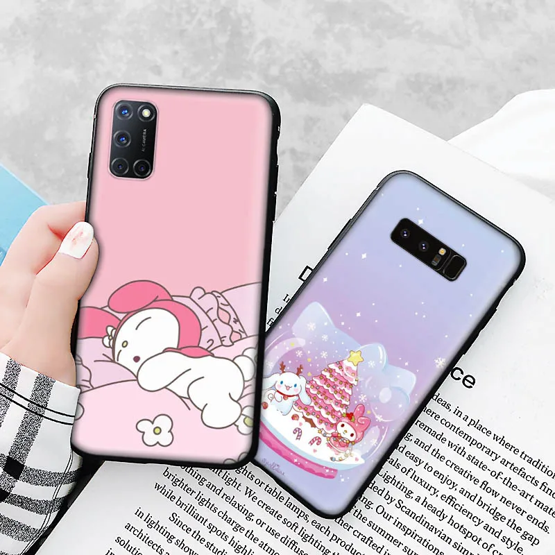 B-15 Kawaii Melody Soft чехол для Realme Narzo 20 30A 50i Q V11 V11S X Lite 9i XT 8 pro 8i C21 C21y C17