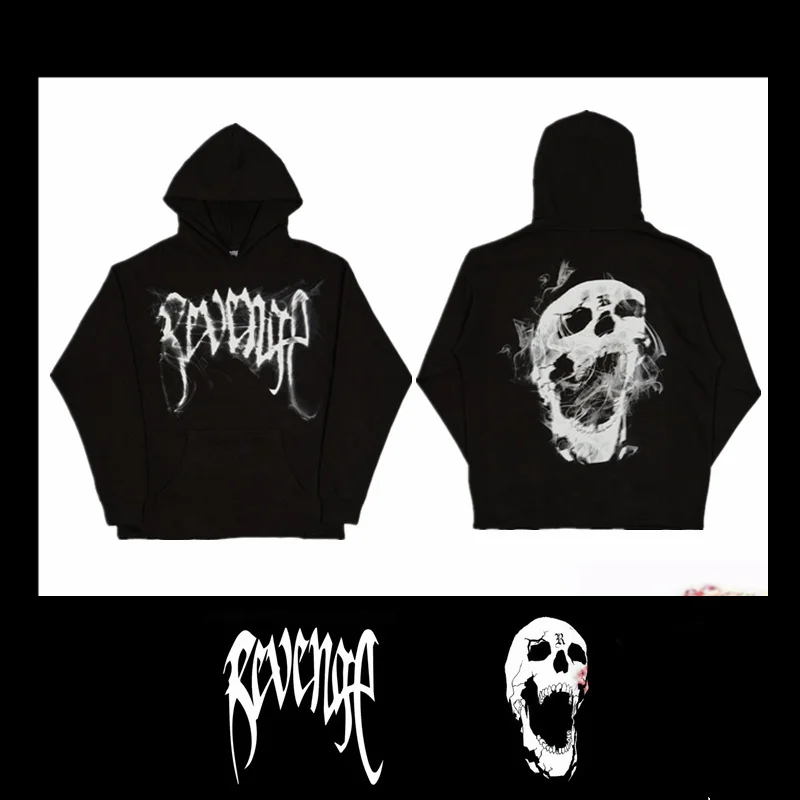 

Revenge BLACK SMOKE XXXtentacion Hoodie Men Women 1:1 Best Quality Pullover Sweatshirts