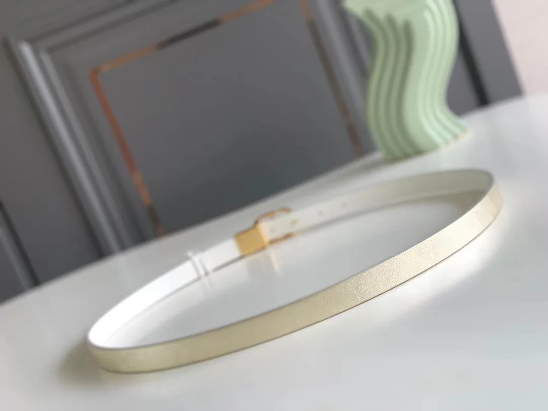 

2022 hot new ladies simple solid color all-match thin belt, fashionable and foreign