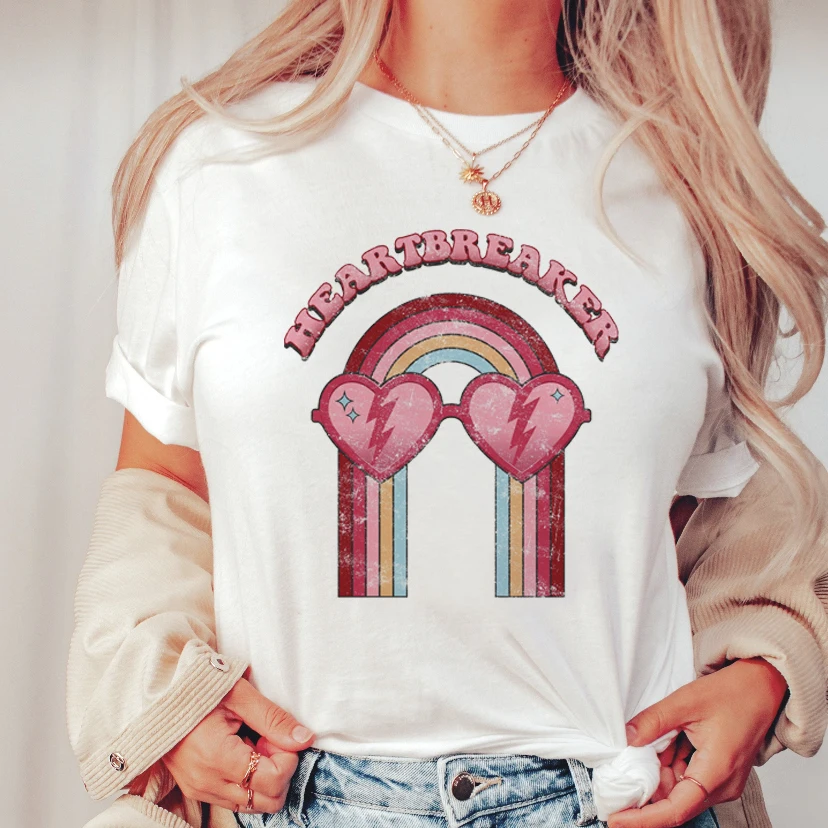 

Повседневная забавная футболка с мультяшным рисунком, женская футболка с коротким рукавом, весенне-летняя забавная Повседневная футболка, ...