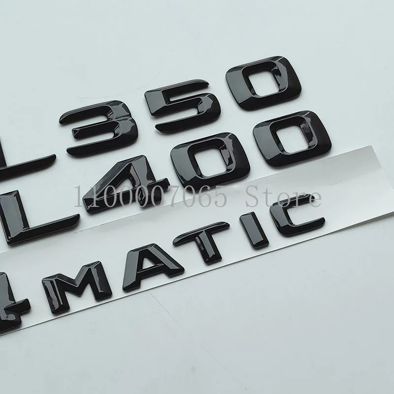 2015 глянцевые черные буквы ML270 ML350 ML400 CDI 4matic Эмблема для Mercedes Benz класса M