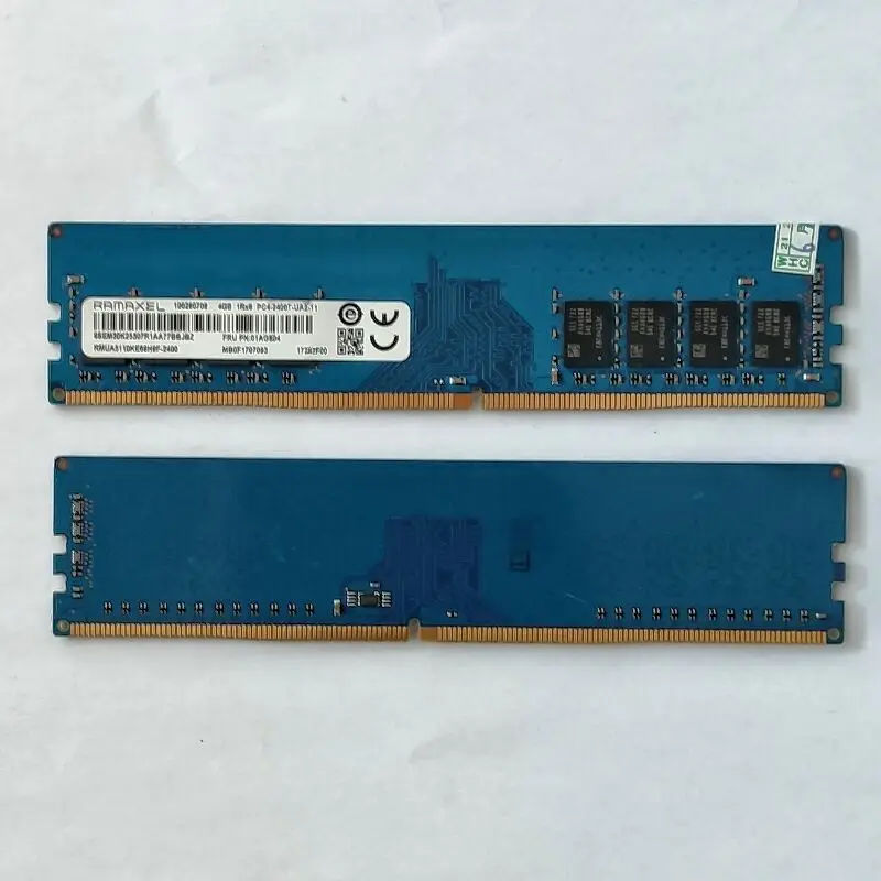 RAMAXEL RAMS DDR4 4GB 1RX8 PC4-2400T-UA2-11 память для настольного компьютера DDR4 4GB 2400MHz 1,2 v память для компьютера 288pin