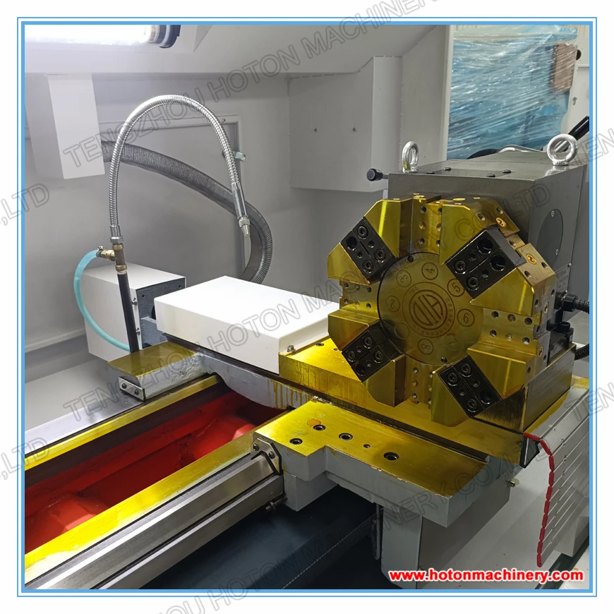 Полностью линейный направляющий способ Горизонтальный токарный станок Hine CK6160