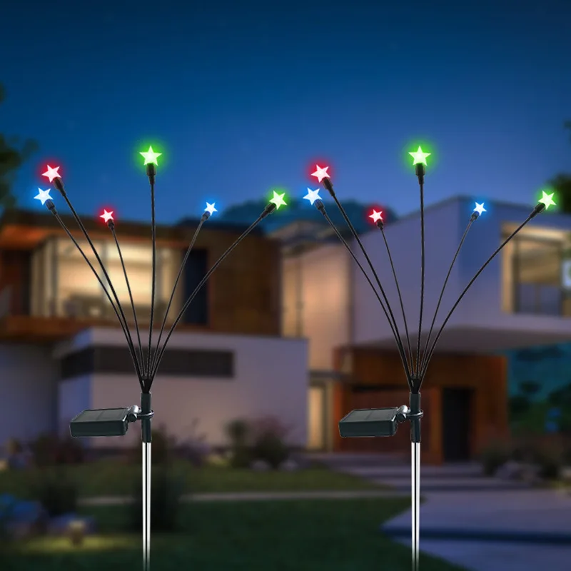 НОВЫЕ солнечные фонари Светлячок Лампа Открытый водонепроницаемый солнечный