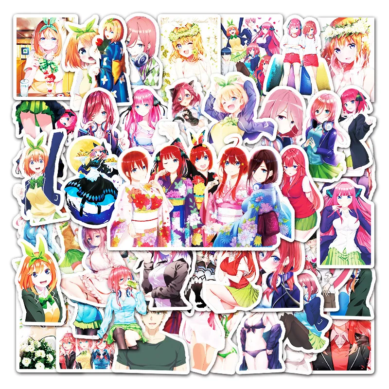 

10/30/50PCS Anime The Quintessential Stationery Stickers for Motorcycle Phone Skateboards Laptop Luggage PVC Decals for Students