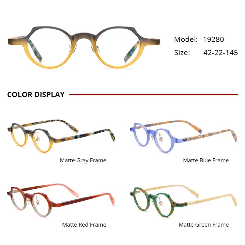 Новейшие брендовые дизайнерские многоцветные Лоскутные ацетатные очки с