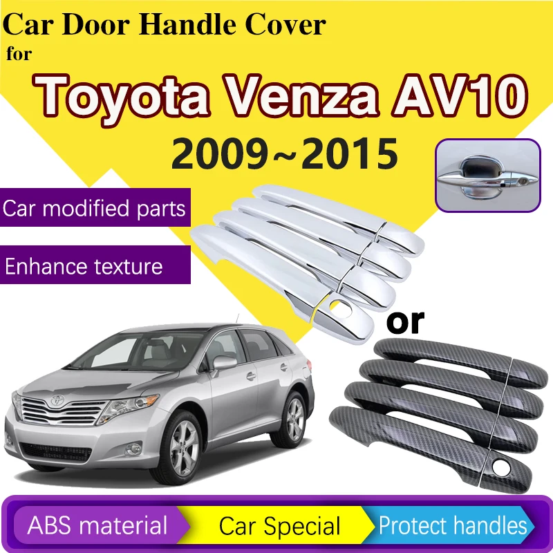 Для Toyota Venza AV10 2009 ~ 2015 автомобильная дверная ручка защитная наклейка устойчивая к