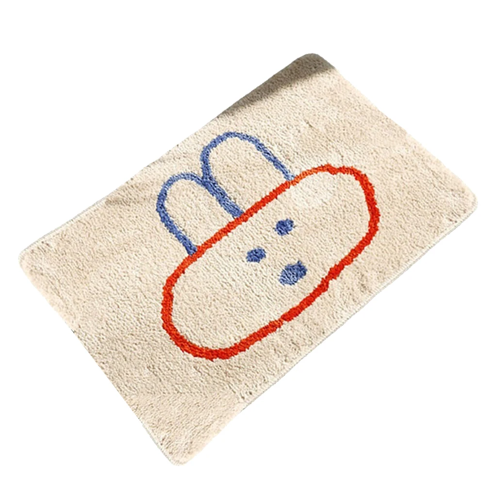 

Cartoon Cartpet Water Absorption Bathroom Floor Rug Bath Shower Pad Blend Fabric Kitchen Bedroom Mat Hotel Type 1