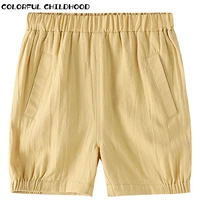 colorful childhood summer boys girls baby shorts soft cotton five point pants breathable casual pants 3xzk201