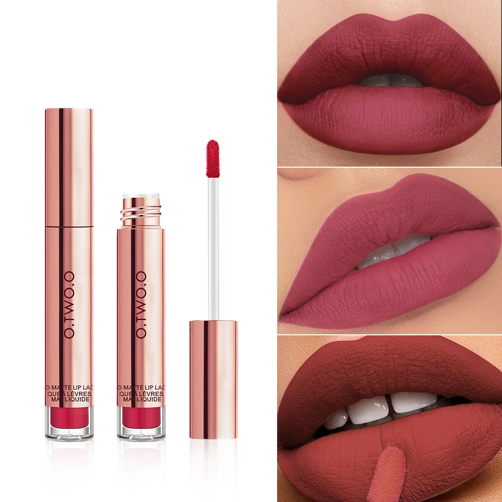 

Matte Velvet Lip Glaze Waterproof Long Lasting Not EasyTo Fade Lip Gloss Silky Smooth Lipstick Makeup Sexy Women Lip Balm Gift