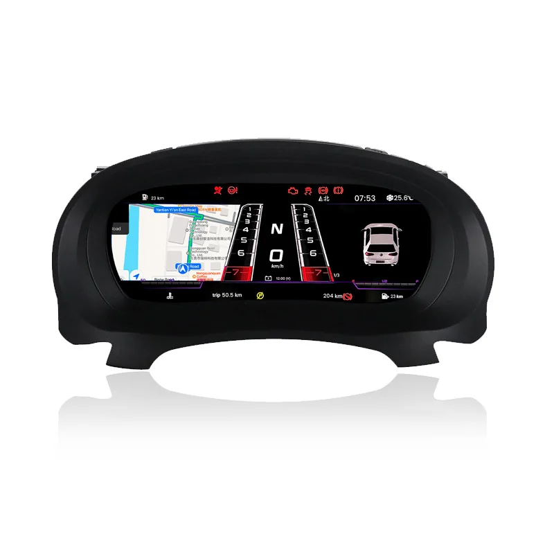 ЖК-дисплей Автомобильный измерительный прибор Виртуальная кабина цифровой