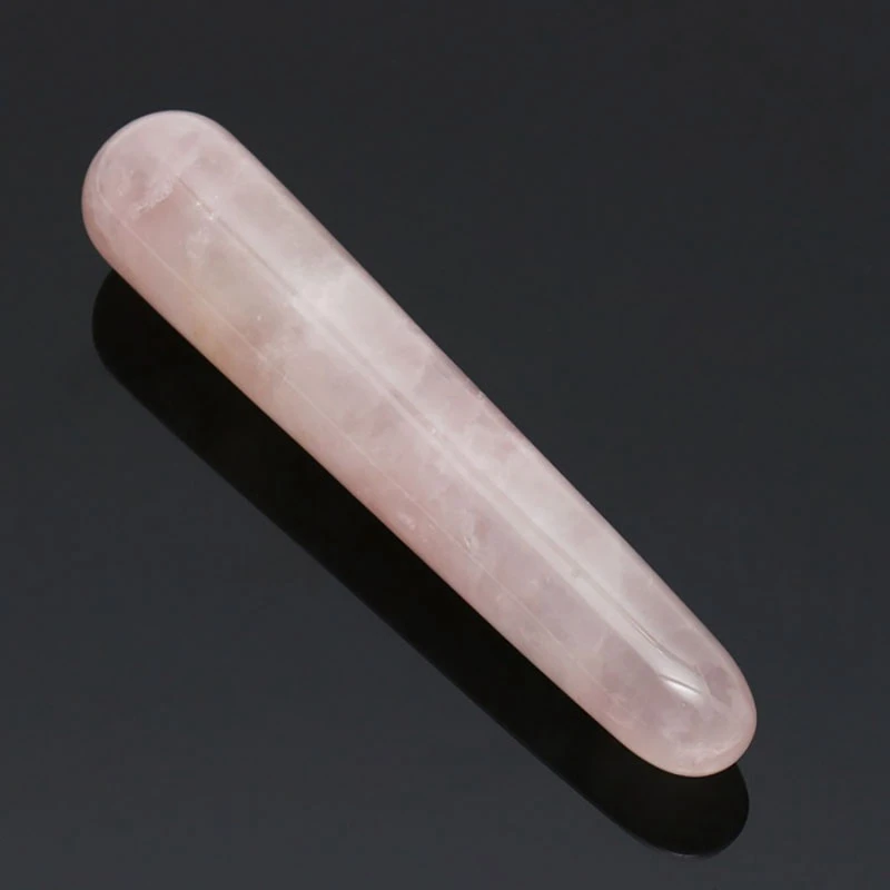 5X Natural Rose Quartz Crystal Yoni Wands Gemstone Rocks Massage