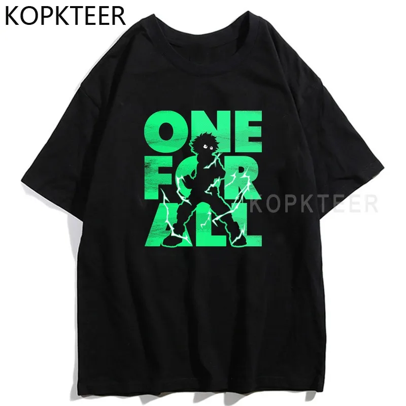 

My Hero Academia T Shirt Anime 100% Cotton Tops Funny Short Sleeve Round Neck Tee Shirt Classic T-Shirt Camisa Masculina O-neck