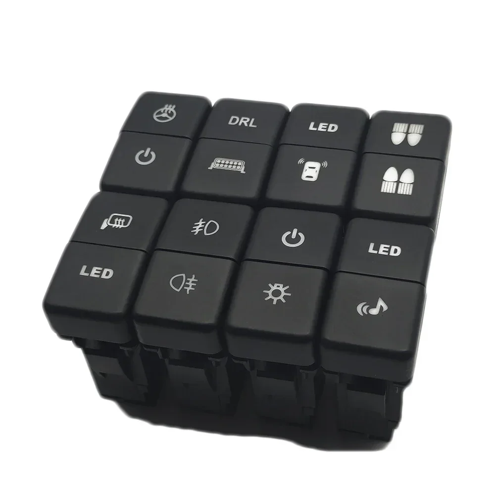 

1 шт. автомобильный светодиодный светильник BSM DRL, парковочный радар, выхлопной гаражный переключатель, двойная кнопка для Honda CRV Odyssey Civic Fit 2008-2013