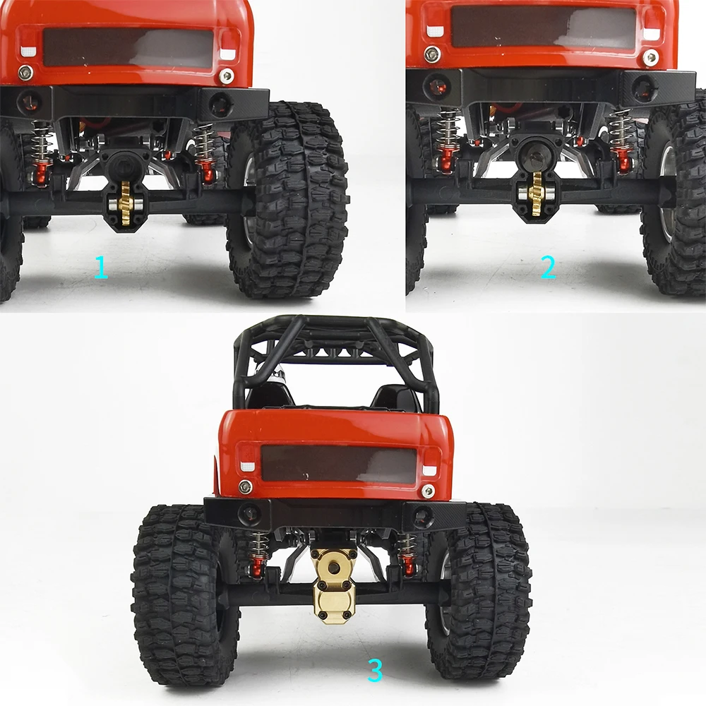 AXSPEED латунная накладка на ось и шестерня 6x6 комплект для модификации задней оси