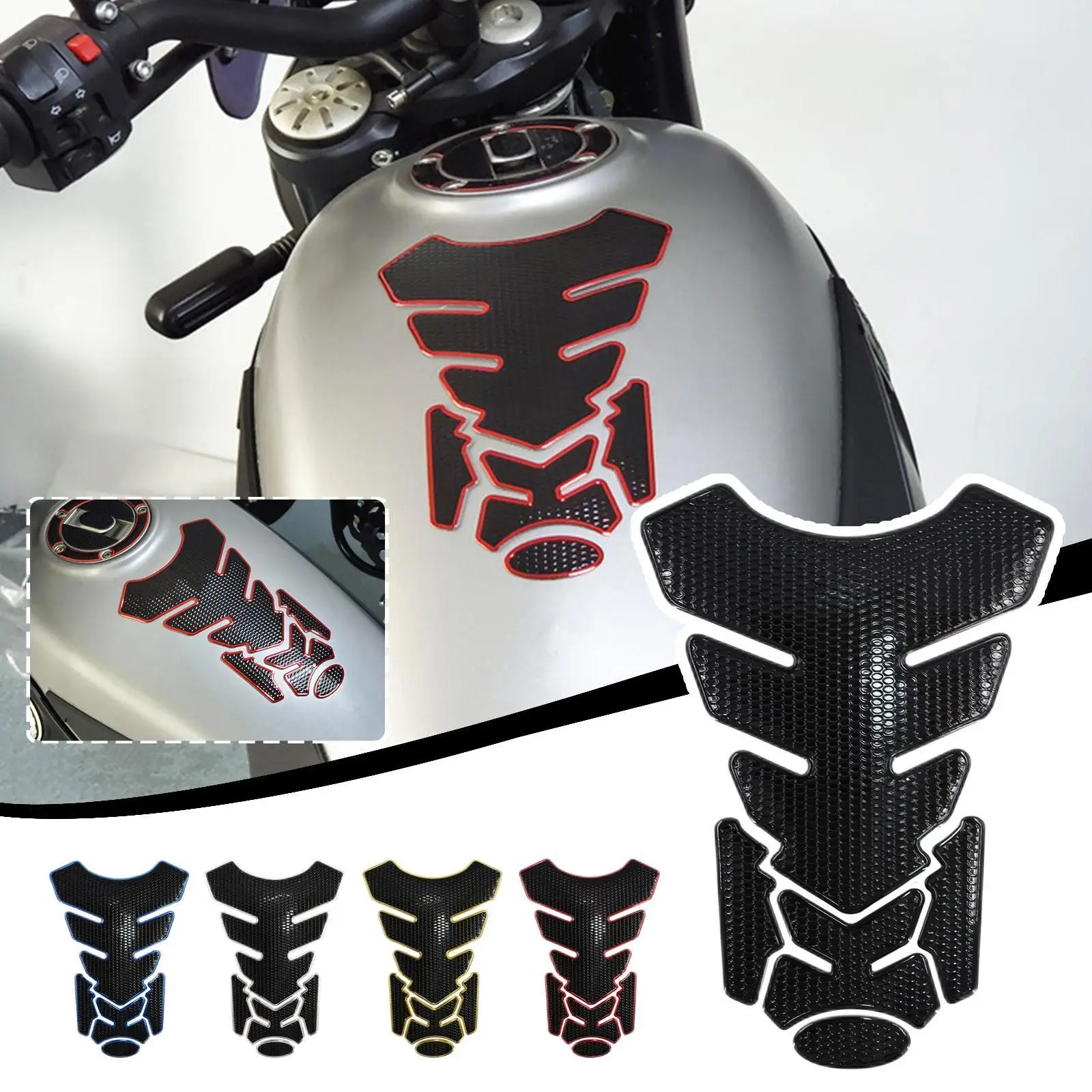 

Универсальная 3D наклейка на топливный бак мотоцикла, водостойкие светоотражающие наклейки «рыбья кость» из ПВХ для Honda, Ducati, BMW, Pegatinas, Moto