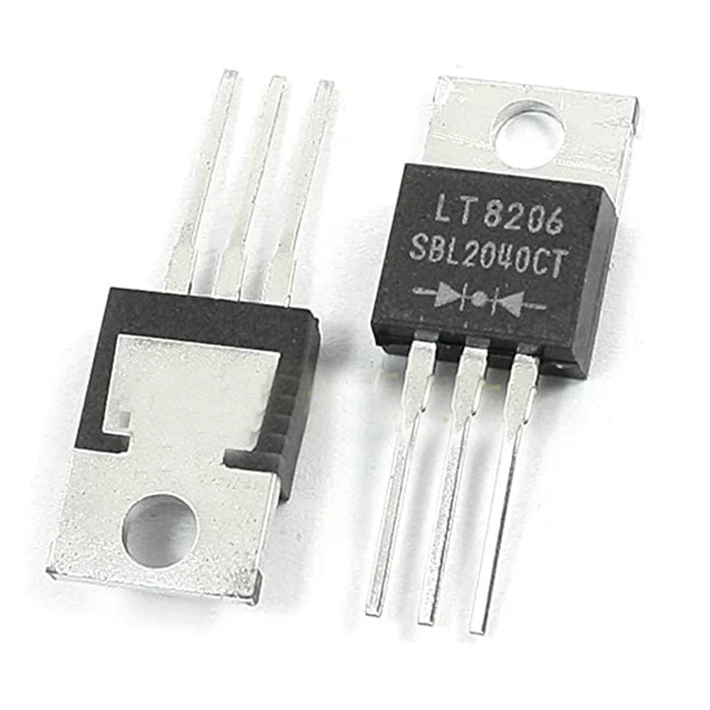 

2 шт. SBL2040CT Диоды 3 штырька мощность Шоттки Барьерный выпрямитель диоды Шоттки 20A 40V