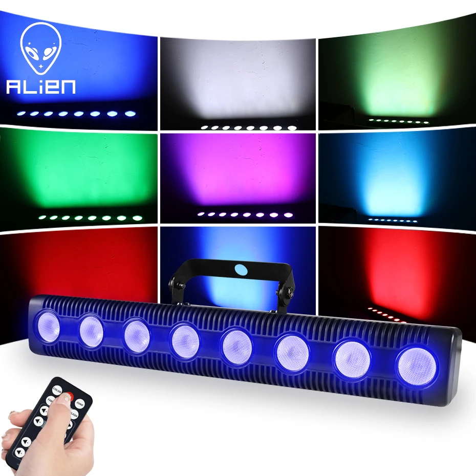 ALIEN 8 светодиодный RGBW 4IN1 DMX лампа для мытья стен диско DJ вечерние сценический