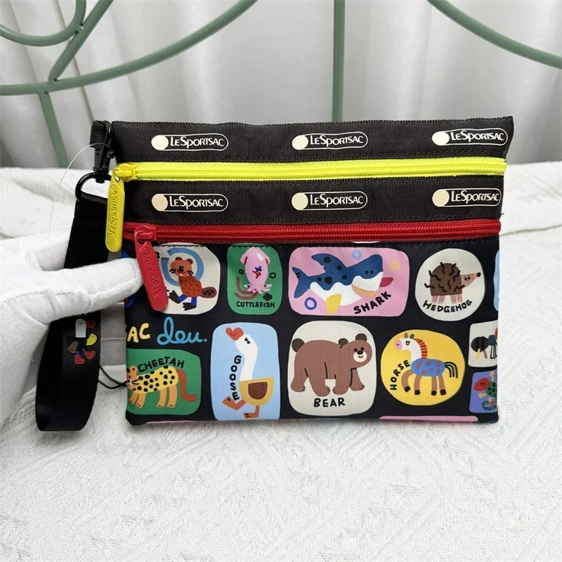 Lesportsacs новая косметичка с мультяшным принтом в виде животного-парка женская