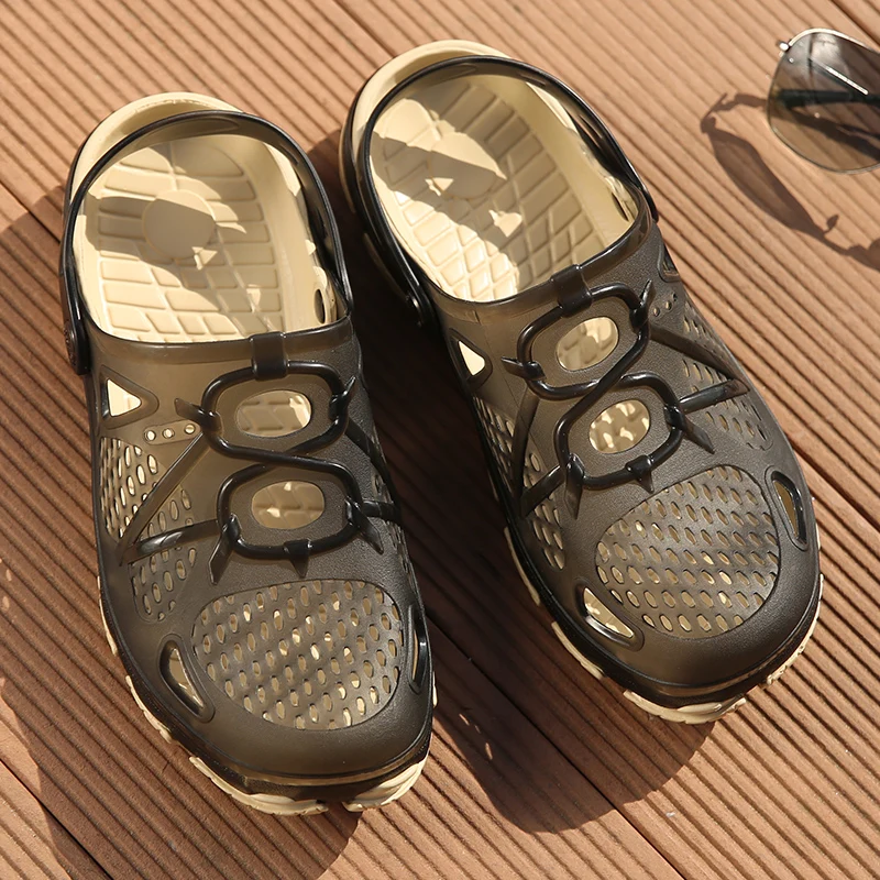 2022 New Summer Mens Sandals Flip Flops Slippers Men Beach Shoes Clogs Home Slippers Non-slip Outdoor Beach Sandals Men Slippers