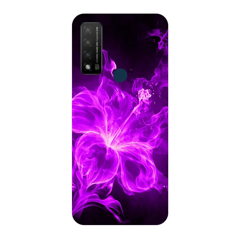 Чехол для телефона TCL 20 R 5G чехол-бампер силиконовый чехол окрашенный мягкий из