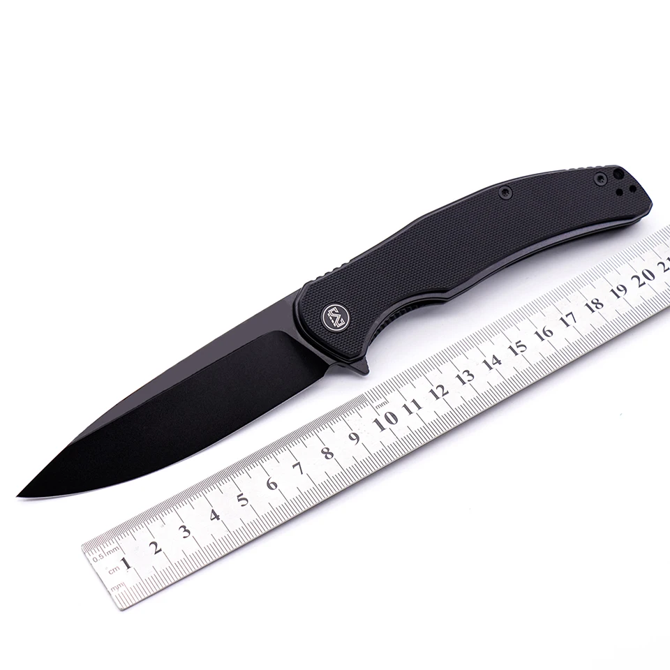 Ножи Miguron Velona Flipper карманный складной нож 14C28N черный лезвие из ПВД G10 Ручка