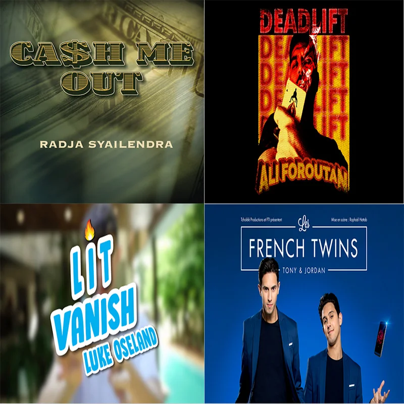 

Coin & Ring by Les French Twins, LIT Vanish by Luke Oseland,DeadLift by Ali Foroutan,Cash Me Out by Radja Syailendra MAGIC TRICK
