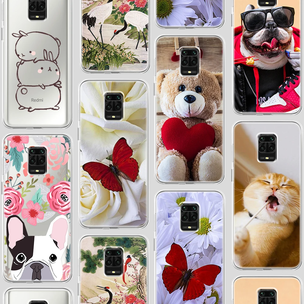 

ciciber Luxury Animal Case For Xiaomi Redmi Note 9 9S 9T K30S 9A 8 8T 9C 8A 9i 7 7A 6 6A K30 K20 Poco F2 X2 Pro Prime silicone