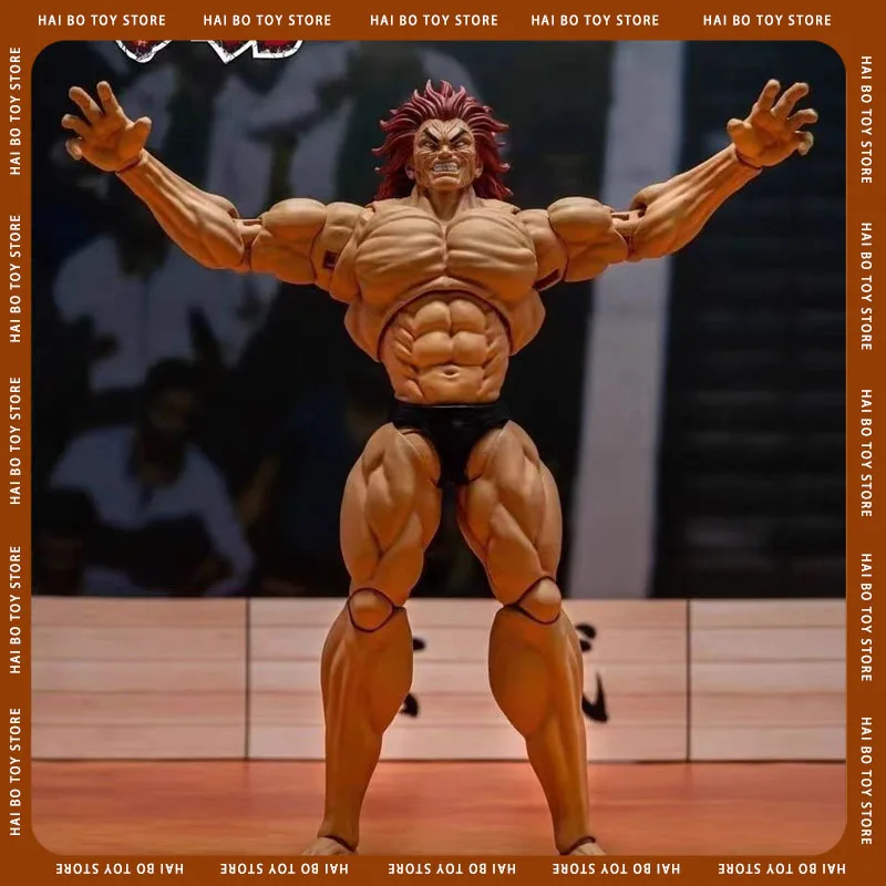 Фигурка ST Baki Hanma Son Of Ogre Yuujiro ПВХ Модель игрушки Аниме The Strongest Organisms Ko Yujiro Подвижная