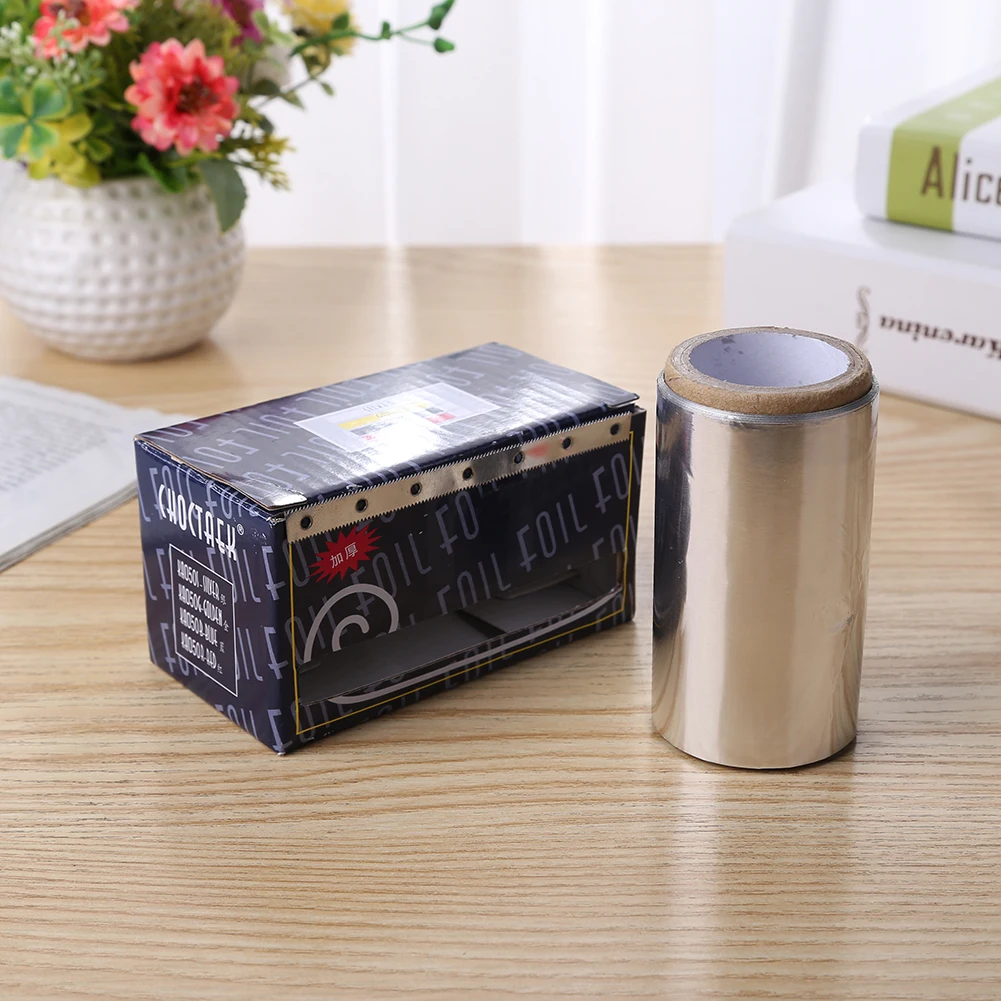 Рулон Алюминиевой Фольги Для Окрашивания Волос Наклейки Пробора Перманентная