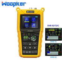 woopker vf 6800p digital satellite finder combo support dvb t2 s2 c sat finder meter for satellite tv receiver dvbt2 tuner