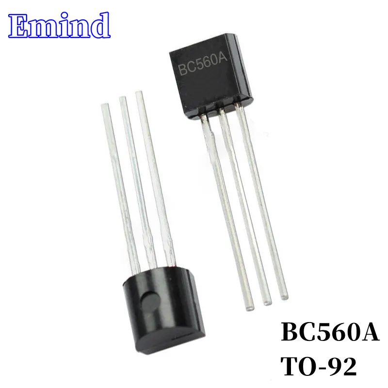 

100 шт BC560A DIP транзистор TO-92 тип PNP биполярный усилитель транзистор 45 в/мА