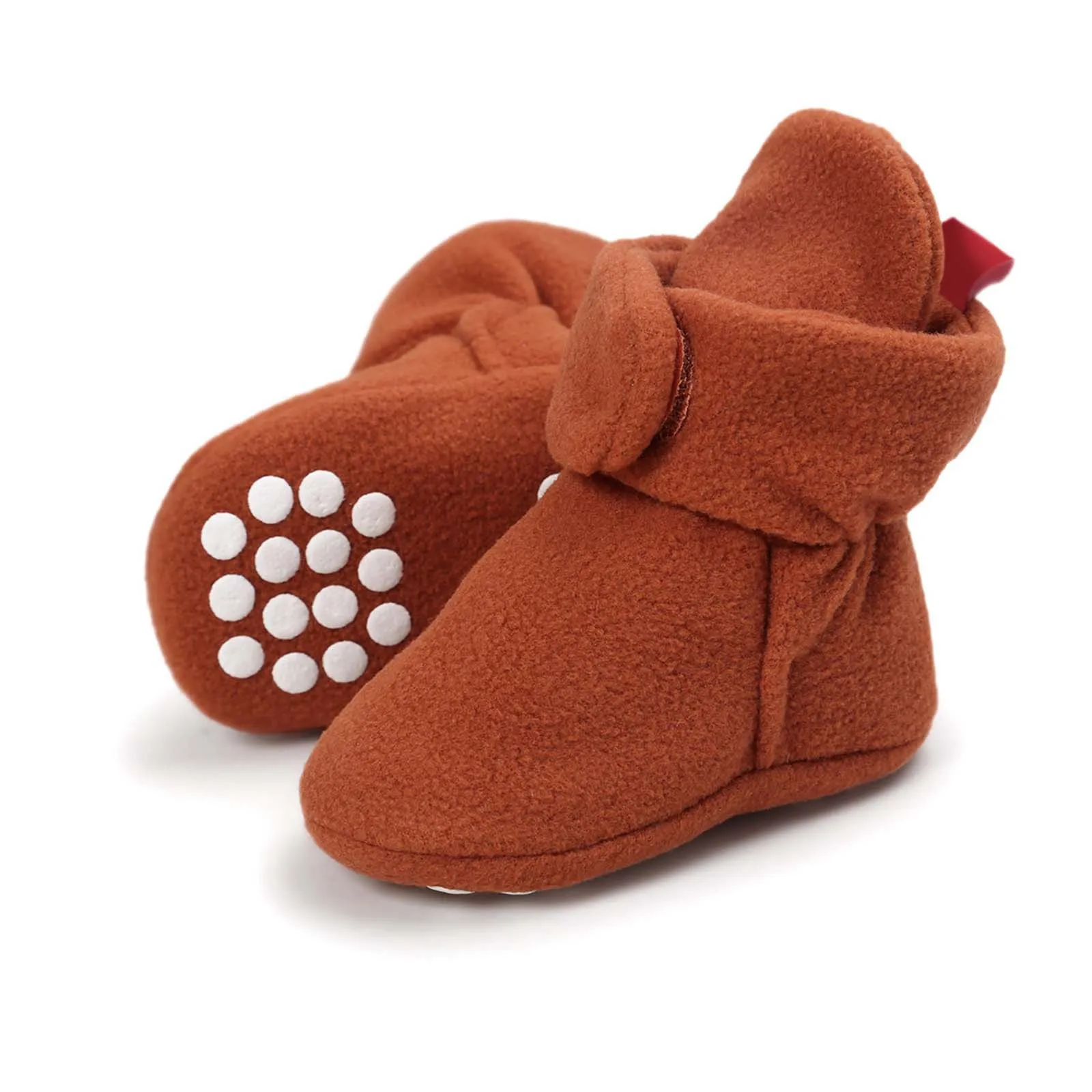 Newborn Baby Socks Shoes Boy Girl Star Toddler First Walkers Booties Cotton Comfort Soft Anti-slip Warm Infant Crib