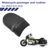 motorcycle rear passenger seat cushion black soft artificial leather pad cover accessories for bmw r18 2020 coussin de siege