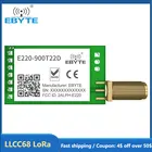 Беспроводной модуль LoRa LLCC68, 868 МГц, 915 МГц, 22 дБм, дальность 5 км, EBYTE E220-900T22D, UART RSSI, приемник-передатчик DIP