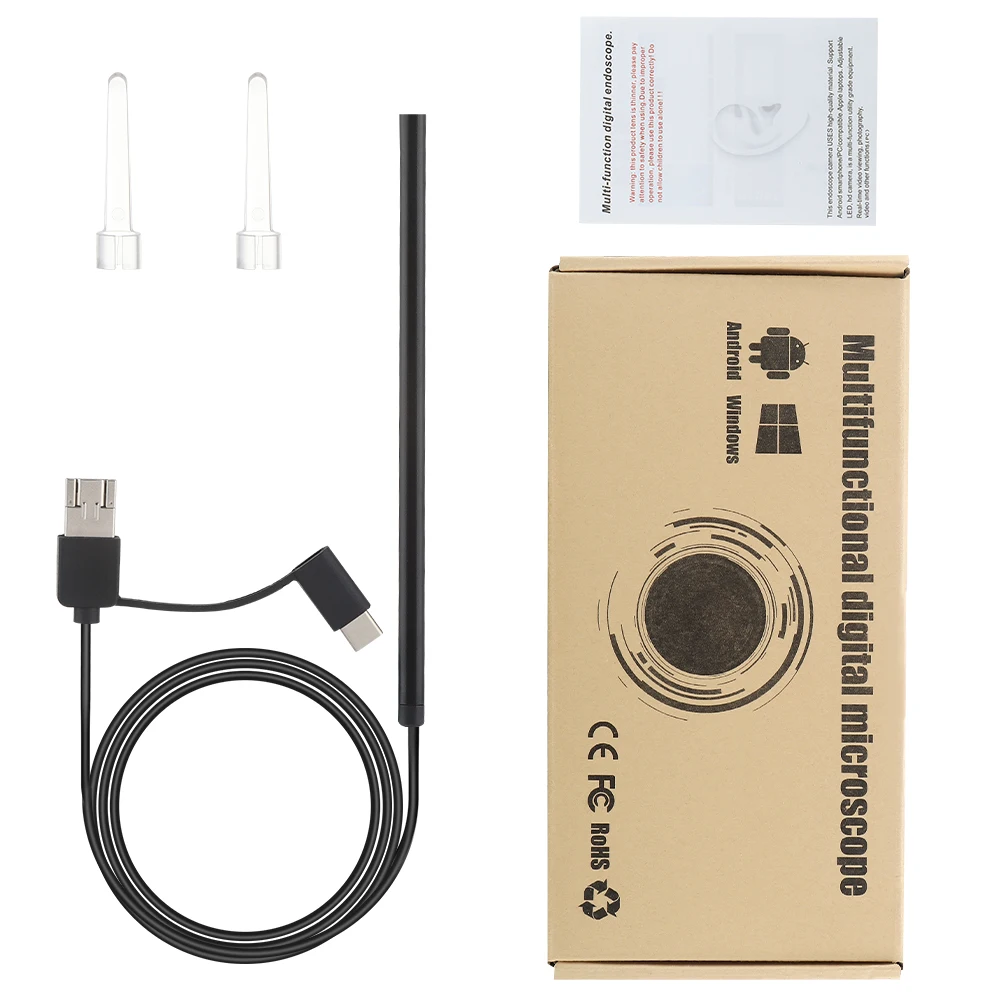 Многофункциональный цифровой микроскоп высокой четкости визуальный наушник 5 мм