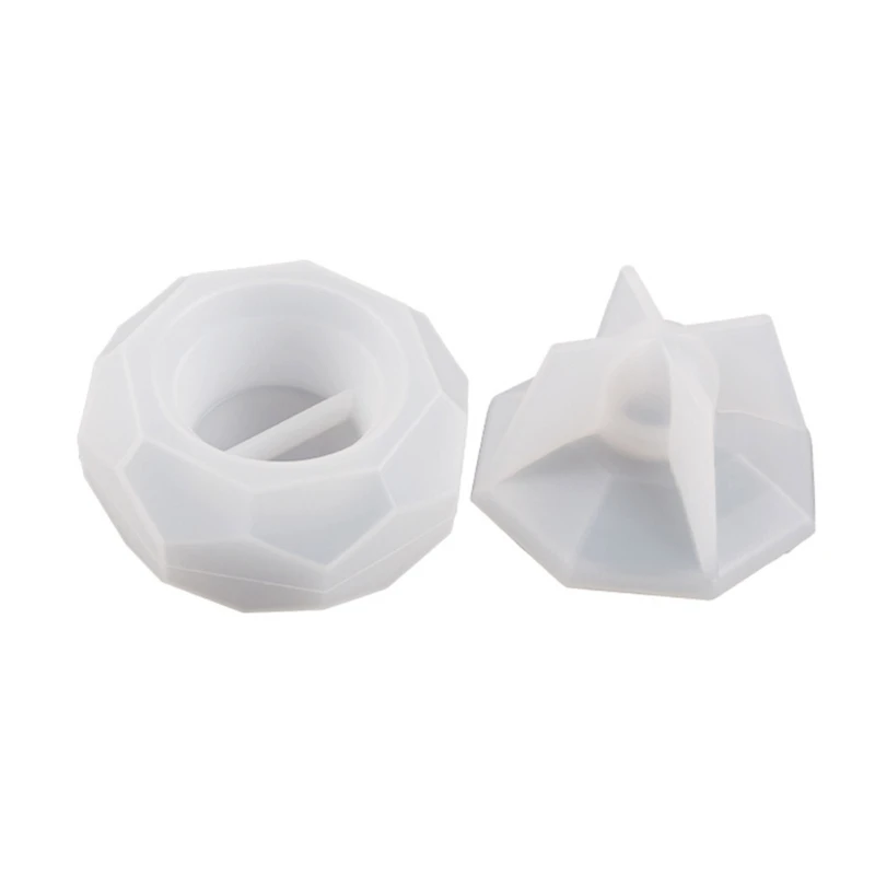 652F шестиугольная секция подсвечник смоляные формы лоток силиконовые для литья