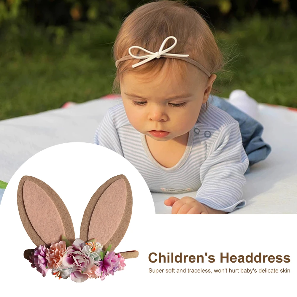 

Easter Gift Big Rabbit Ears Headband Kids Bunny Easter Parti Welcome Spring Happy Easter Day Decor For Home Girl Rabbit Dec Fav
