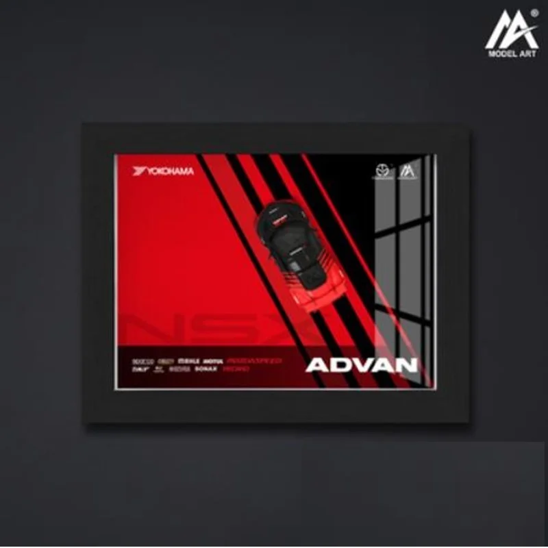 

Модель автомобиля Timemicro 1:64 Honda NSX ADVAN Frame Version из сплава