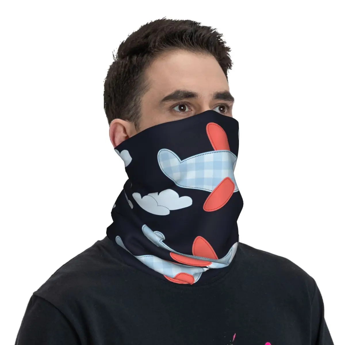 Детский шарф-платок из полиэстера