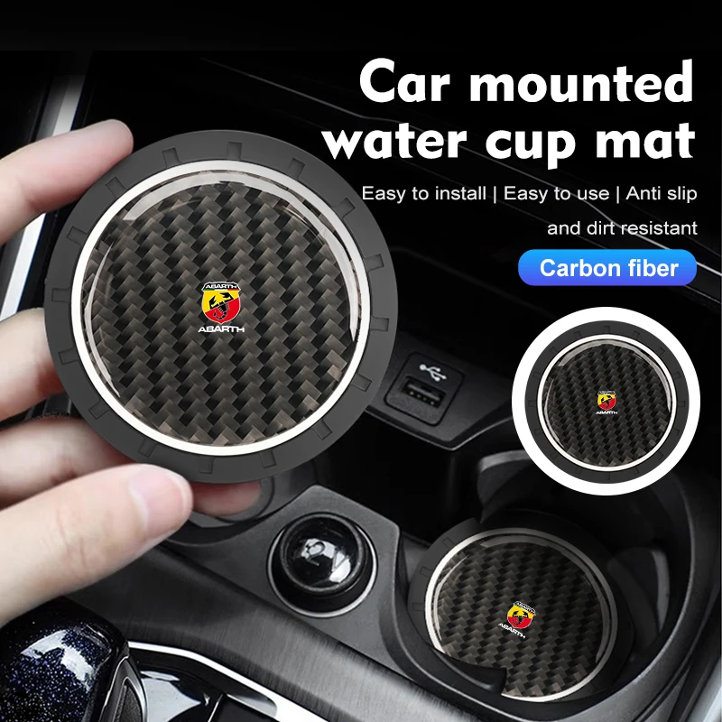 2 шт. противоскользящий коврик для автомобильной чашки воды держатель из