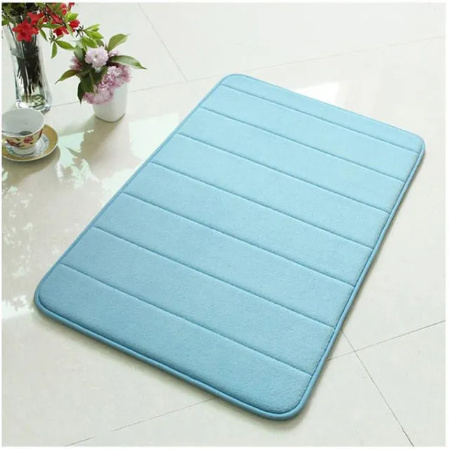 

Kitchen Mat Pure Entrance Doormat Solid Color Long Corridor Carpet Non-slip and WashableWelcome Home Kawaii Rug Floor Mats Bath