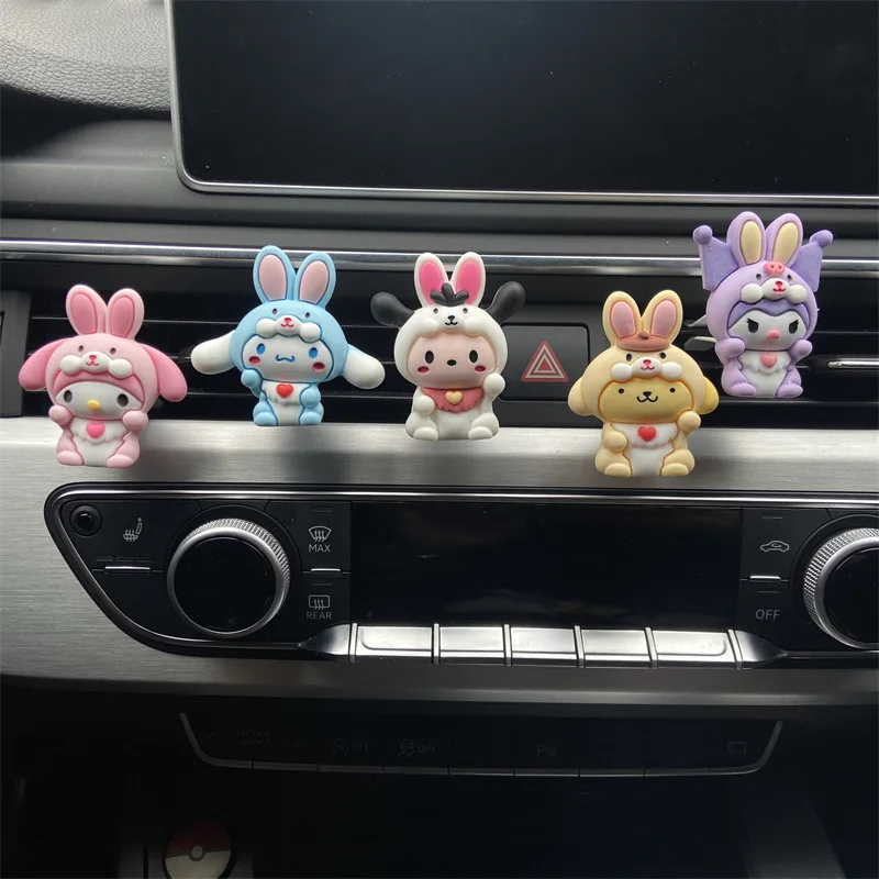 

Милая Sanrio Hellokitty Kuromi Mymelody Cinnamoroll погремушка pompurin Автомобильная фотография подарок на день рождения для девочек