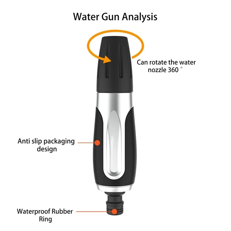 Бытовая насадка для мойки автомобиля садовый шланг высокого давления цветов 5 м