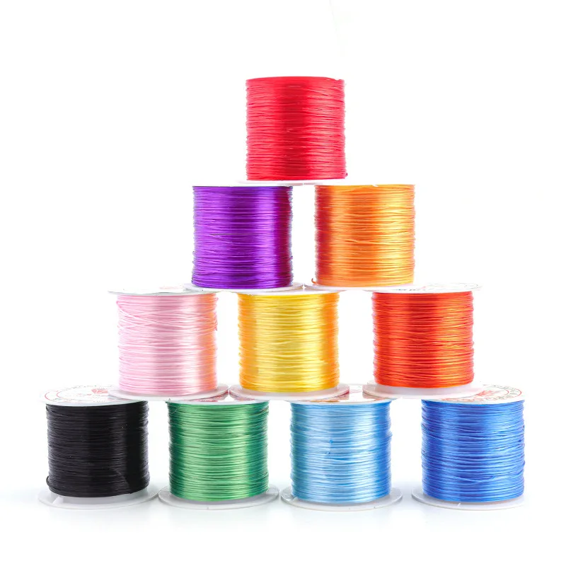 

40m Roll Strong Elastic Crystal Beading Cord for Bracelets Stretch Thread String Necklace DIY Jewelry Making Cords Line
