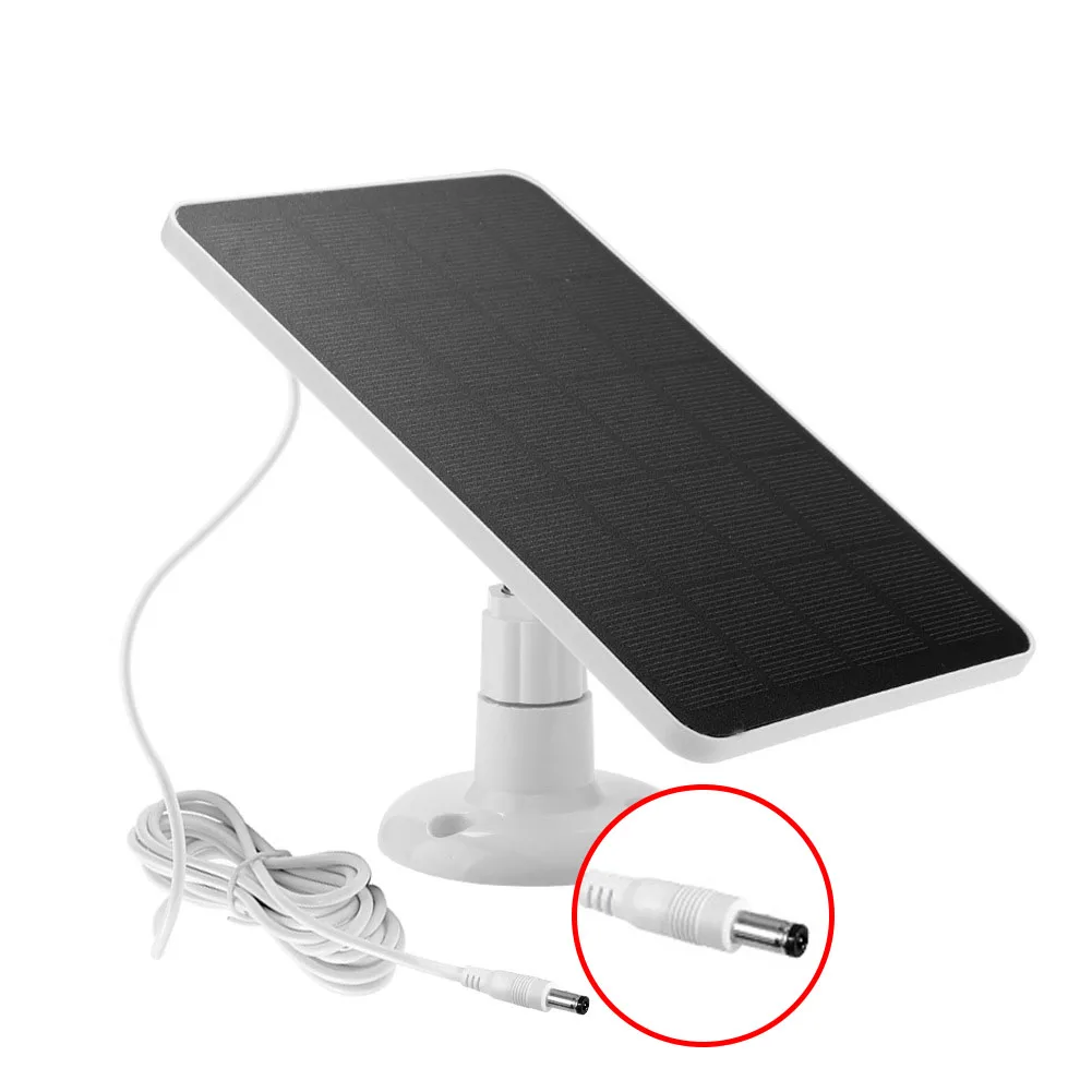 Солнечная панель 4 Вт 5 В для камеры безопасности выходное зарядное устройство