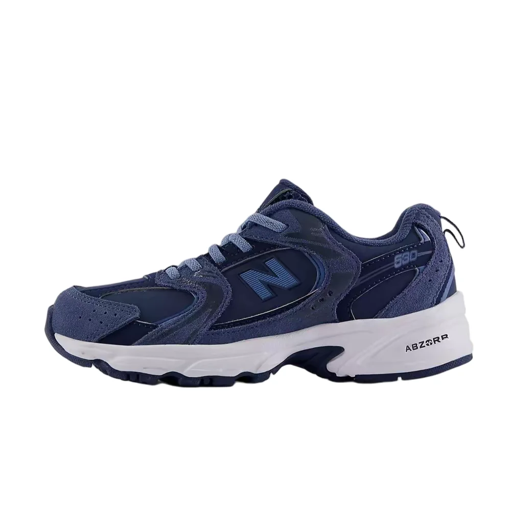 Фото Кроссовки New Balance NB530 унисекс с низким верхом – синие, с нескользящей подошвой, амортизирующей промежуточной подошвой и прочным корпусом GR530KD №1