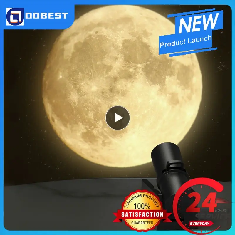 

Led Night Light 2023 Birthday Party Background Star Projector Bedroom Wall Decor Projector Earth Moon Projection Rechargeable
