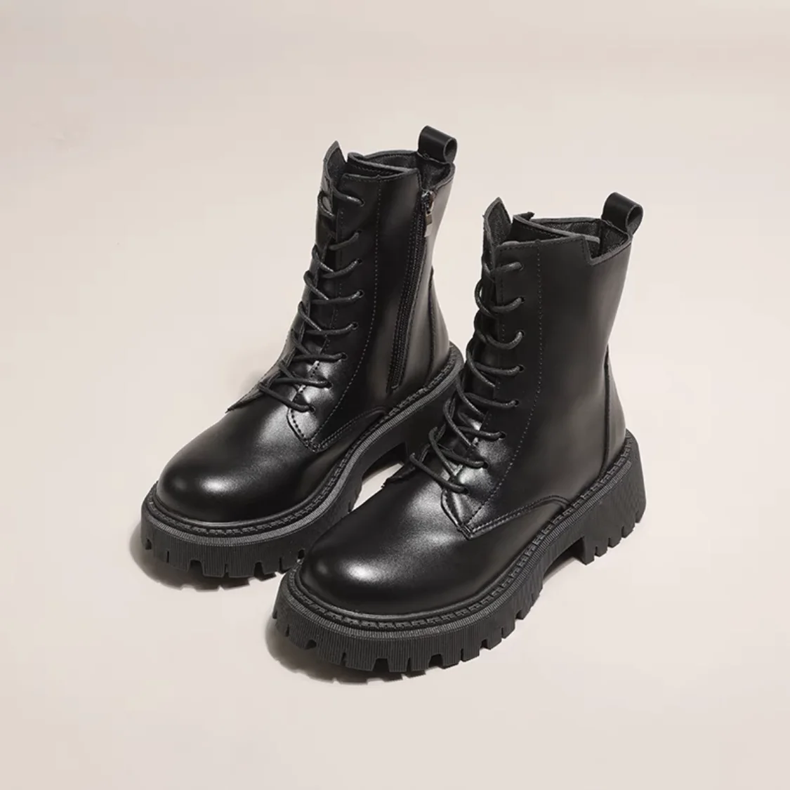 

NIGO Multi Color Mid Length Lace Up Martin Boots #nigo21464